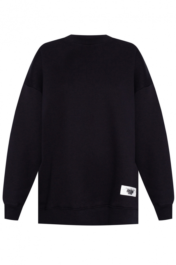 Acne garment dyed sweatshirt shops black